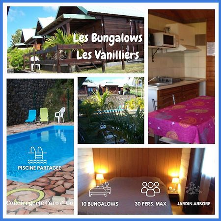 Les Bungalows Les Vanilliers, Sud Sauvage Avec Piscine Сен-Жозеф Екстериор снимка